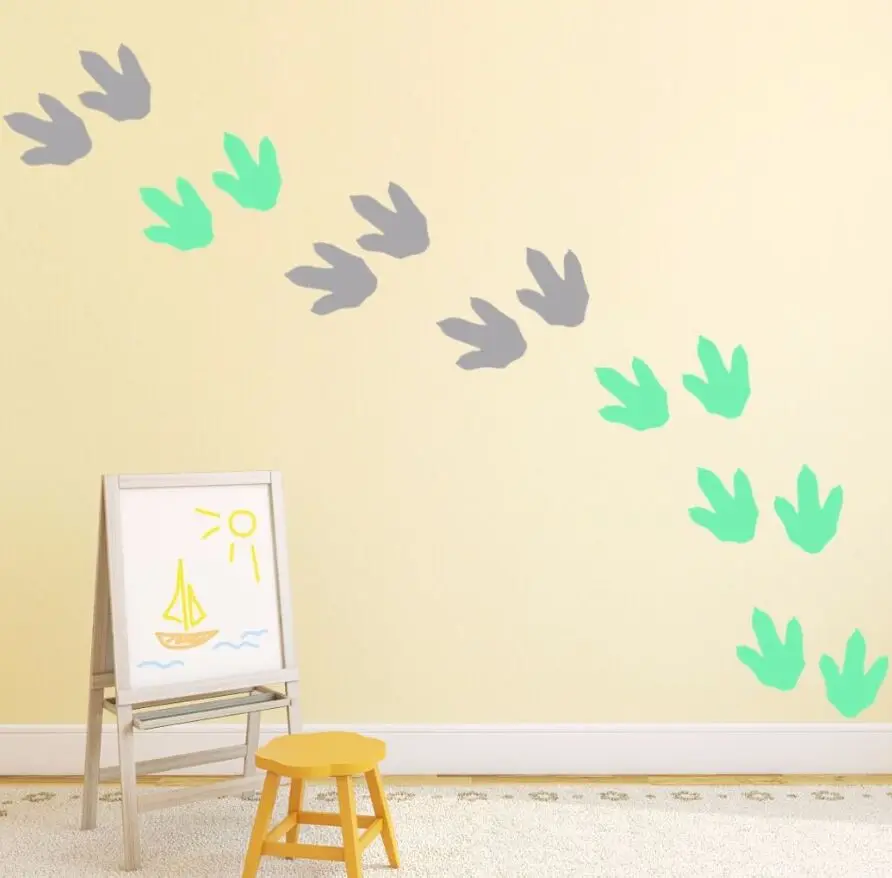 Removable Dinosaur Footprint Wall Decal Home Decor Wall Decal Nursery Kids Boys Room Mural Living Room Decor Wall Sticker AY026
Removable Dinosaur Footprint Wall Decal Home Decor Wall Decal Nursery Kids Boys Room Mural Living Room Decor Wall Sticker AY026