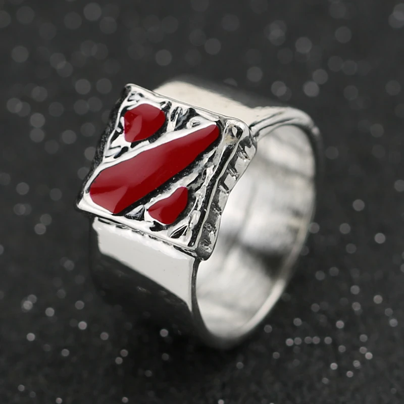 Dota 2 Ring Dota2 Logo Sign Symbol Silver Color Red Enamel Classic Fashion Hot Game Jewelry Cosplay For Men And Women Wholesale
Dota 2 Ring Dota2 Logo Sign Symbol Silver Color Red Enamel Classic Fashion Hot Game Jewelry Cosplay For Men And Women Wholesale