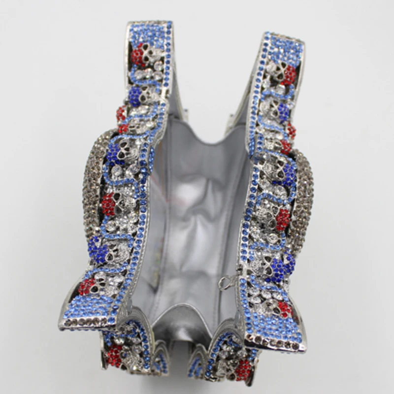 Blue Evening Bags Party Clutch 2018 New Arrival Full Diamond Evening Bag With Skull Shape Luxury Ladies Pure Female Handbags
Blue Evening Bags Party Clutch 2018 New Arrival Full Diamond Evening Bag With Skull Shape Luxury Ladies Pure Female Handbags