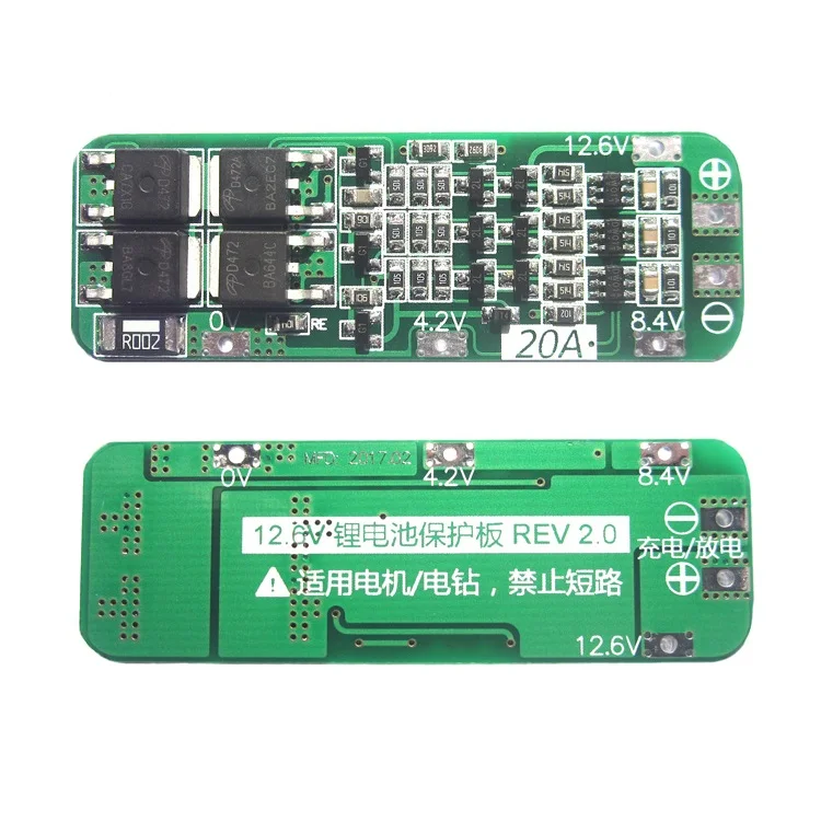New Arrival 3S 20A Li-ion Lithium Battery 18650 Charger PCB BMS Protection Board 12.6V Cell 64x20x3.4mm Module
New Arrival 3S 20A Li-ion Lithium Battery 18650 Charger PCB BMS Protection Board 12.6V Cell 64x20x3.4mm Module
