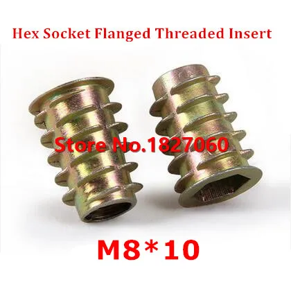 50pcs M8*10 Zinc Alloy Furniture Hex socket Drive Head Nut Threaded for Wood Insert Nuts
50pcs M8*10 Zinc Alloy Furniture Hex socket Drive Head Nut Threaded for Wood Insert Nuts