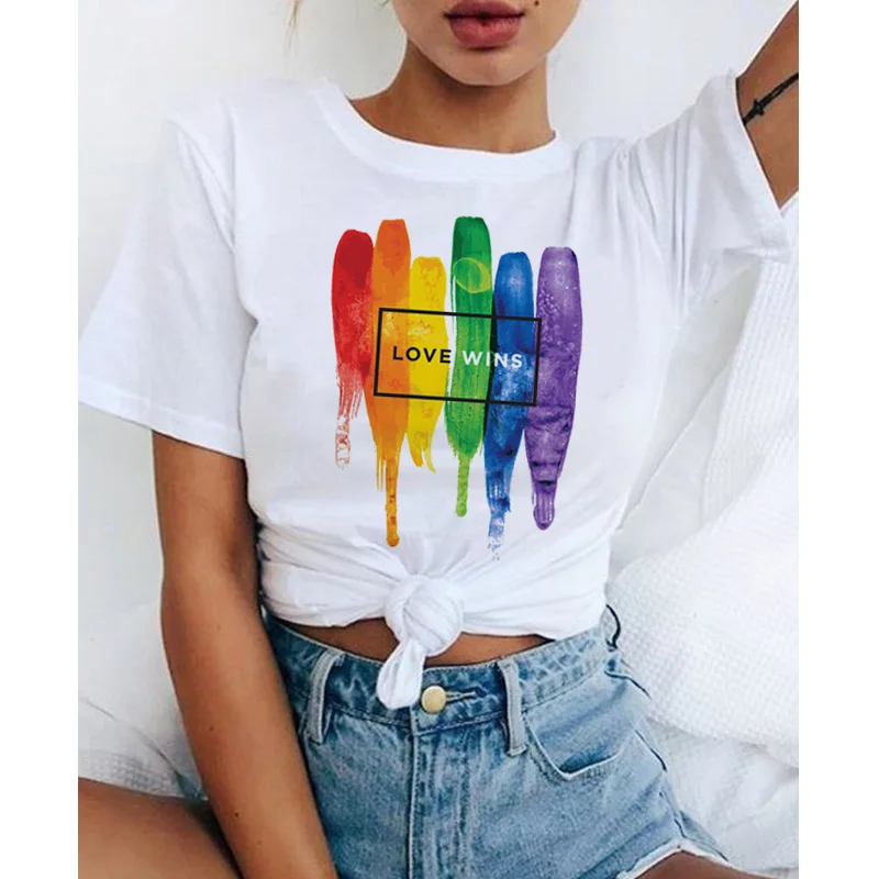 ЛГБТ Футболка Love Wins для женщин бисексуал лесбиянок геев love is love футболка для лесбиянок Радужный Топ Футболка женская футболка
ЛГБТ Футболка Love Wins для женщин бисексуал лесбиянок геев love is love футболка для лесбиянок Радужный Топ Футболка женская футболка