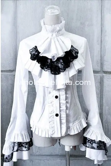 White Royal Flare Sleeve Lace Gothic Lolita Blouse Lolita Shirt ChIffon Lace Shirt 4xl 5xl 6xl for Sale
White Royal Flare Sleeve Lace Gothic Lolita Blouse Lolita Shirt ChIffon Lace Shirt 4xl 5xl 6xl for Sale