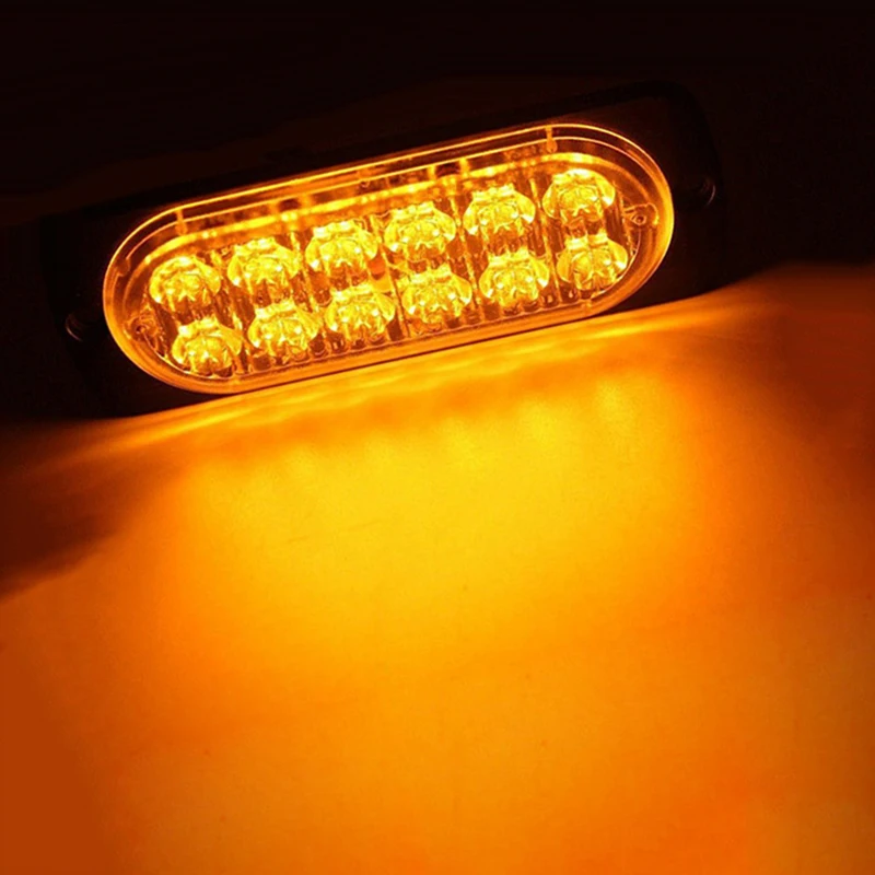 10pcs Amber 12LED Car Truck Urgent Warning Fog Working Light Lamp Set 12V 36W Black Shell+transparent Lens Urgent Lights
10pcs Amber 12LED Car Truck Urgent Warning Fog Working Light Lamp Set 12V 36W Black Shell+transparent Lens Urgent Lights