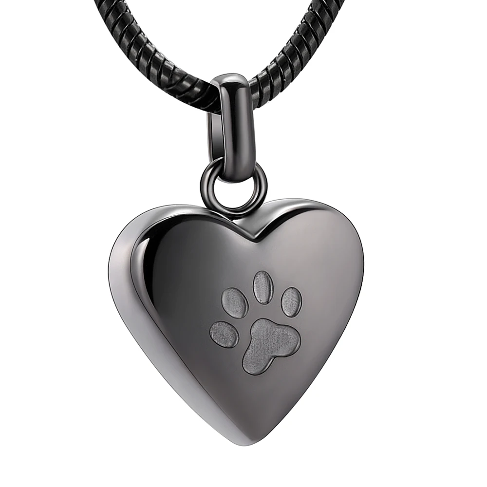 IJD8455 Stainless Steel Cremation Heart Urn Necklaces Pet Dog Paw Print Cremation Necklace Memorial Pendant Ashes
IJD8455 Stainless Steel Cremation Heart Urn Necklaces Pet Dog Paw Print Cremation Necklace Memorial Pendant Ashes