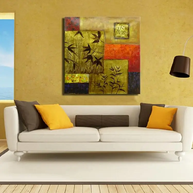 Wholesale price dark gold color leaves and geometric wall art picture oil painting modern art style for room decoration
Wholesale price dark gold color leaves and geometric wall art picture oil painting modern art style for room decoration