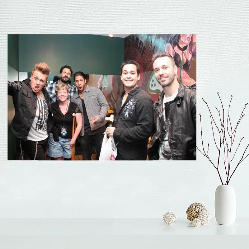 Mondern классический на заказ Papa Roach холст картина плакат ткань шелковая настенный