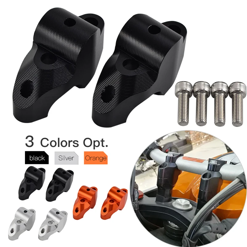 1-1/8" 28mm Handlebar Riser Up Back Move Bracket For KTM 1050/1090/1190/1290 Super Adventure R/ S/ T 2013-2021
1-1/8" 28mm Handlebar Riser Up Back Move Bracket For KTM 1050/1090/1190/1290 Super Adventure R/ S/ T 2013-2021