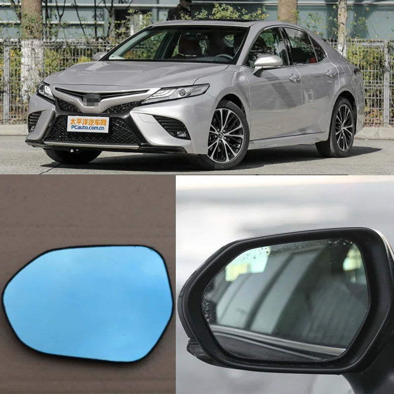 SmRKE для Toyota Camry 8th 2018 Автомобильное зеркало заднего вида с широким углом Hyperbola Blue