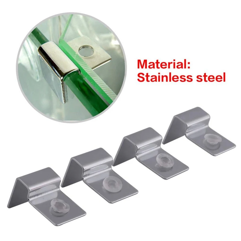 4pc 6/8/10/12mm Stainless Steel Aquarium Glass Fish Tank Fixed Cover Clip Clamp Bracket Holder Lamp Filter Barrel Support Holder
4pc 6/8/10/12mm Stainless Steel Aquarium Glass Fish Tank Fixed Cover Clip Clamp Bracket Holder Lamp Filter Barrel Support Holder