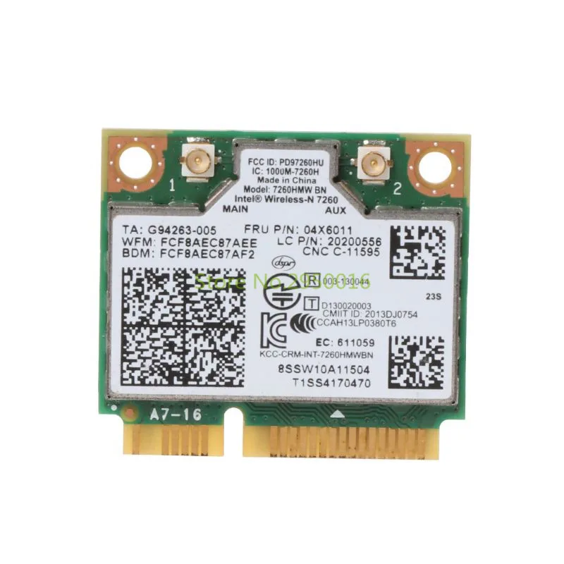Беспроводная сетевая карта Intel Wireless 7260NGW Bluetooth 4,0 BN WiFi NGFF Wlan 300M 04X6011 04W3815 для Lenovo Thinkpad C26
Беспроводная сетевая карта Intel Wireless 7260NGW Bluetooth 4,0 BN WiFi NGFF Wlan 300M 04X6011 04W3815 для Lenovo Thinkpad C26