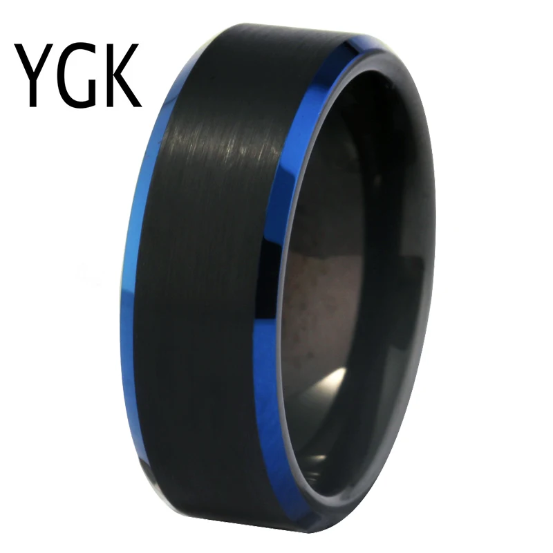 Classic Wedding Band Ring for Women Simple Engagement Tungsten Rings Mens Anniversary Party Ring Matte Black Blue Tungsten Ring
Classic Wedding Band Ring for Women Simple Engagement Tungsten Rings Mens Anniversary Party Ring Matte Black Blue Tungsten Ring