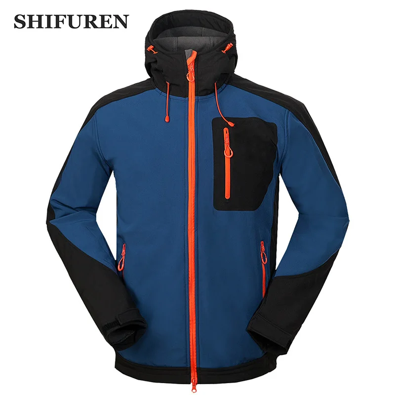 SHIFUREN Men's Hiking Softshell Jackets Winter Fleece Warm Outdoor Sports Windproof Hiking Camping Trekking Climbing Male Jacket
SHIFUREN Men's Hiking Softshell Jackets Winter Fleece Warm Outdoor Sports Windproof Hiking Camping Trekking Climbing Male Jacket