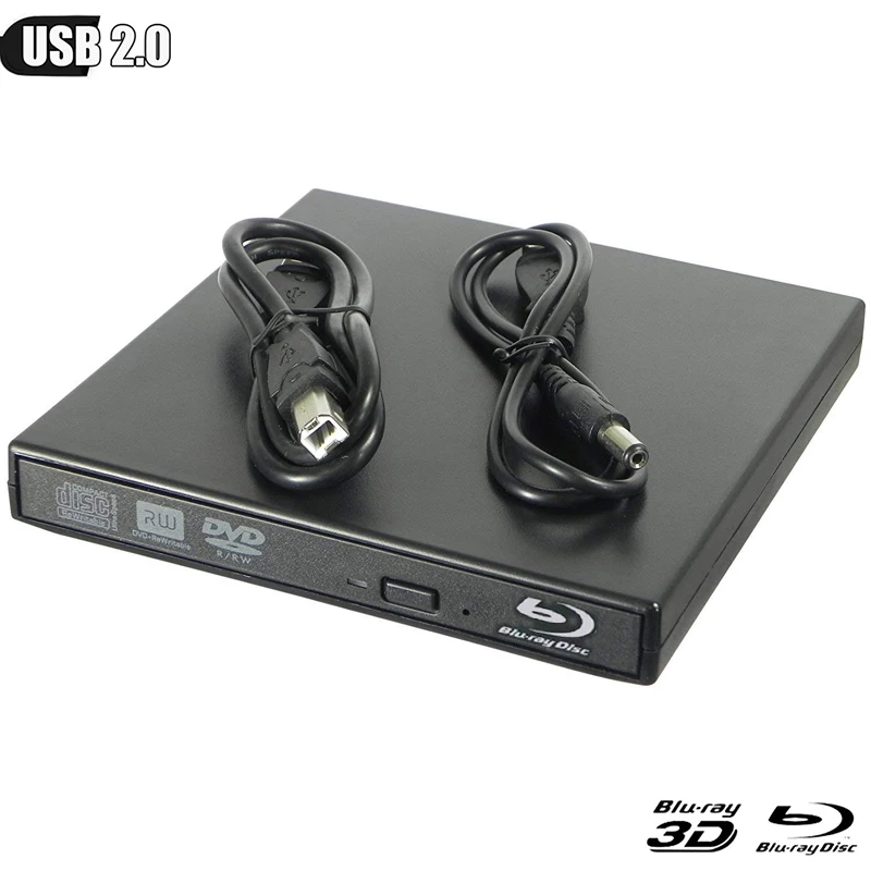 Внешний DVD привод Bluray USB 2 0 Blu Ray 3D 25 Гб 50 BD R CD/DVD RW записывающее устройство для