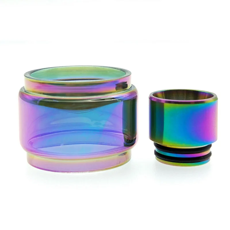 Vaporlinda Replacement 6.5ML Rainbow Glass Tube With 810 SS Drip Tip For IJUST 3 Ello Duro Atomizer TANK TFV9 TFV12
Vaporlinda Replacement 6.5ML Rainbow Glass Tube With 810 SS Drip Tip For IJUST 3 Ello Duro Atomizer TANK TFV9 TFV12