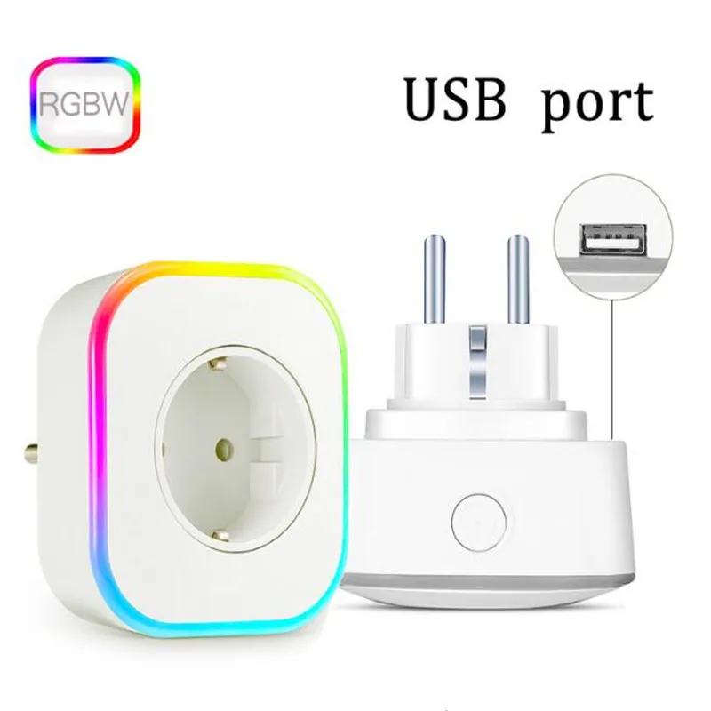 2 шт. беспроводная смарт-розетка с USB-портом и пультом ДУ | Электроника
