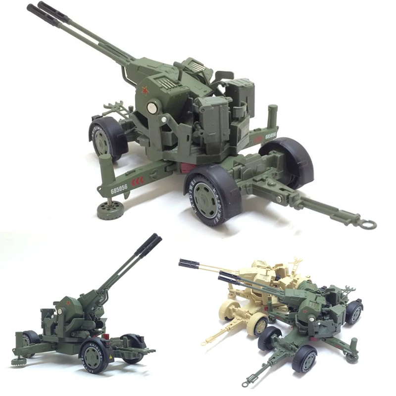 

High quality Military model, 1: 35 scale Alloy anti-aircraft guns,Traction cannon,Boxed gifts,free shipping