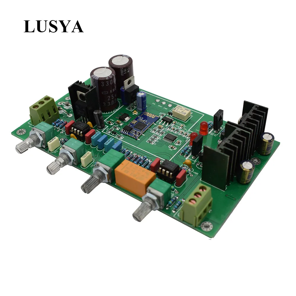 Предварительный усилитель Lusya QCC3003 bluetooth 5 0 NE5532 плата управления тоном PCM5102A модуль