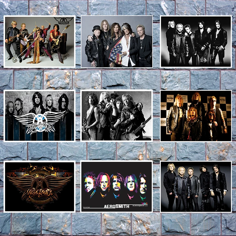 Aerosmith постер рок музыки Постер для фильма настенный стикер домашний декор белая