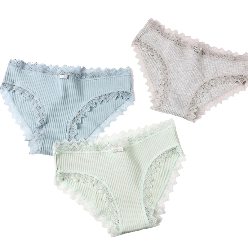 Women's Cotton Panties Female Striped Breathable Briefs Sexy Lace Edge Underwear Women Cotton Crotch Lingerie Intimates Hollow
Women's Cotton Panties Female Striped Breathable Briefs Sexy Lace Edge Underwear Women Cotton Crotch Lingerie Intimates Hollow