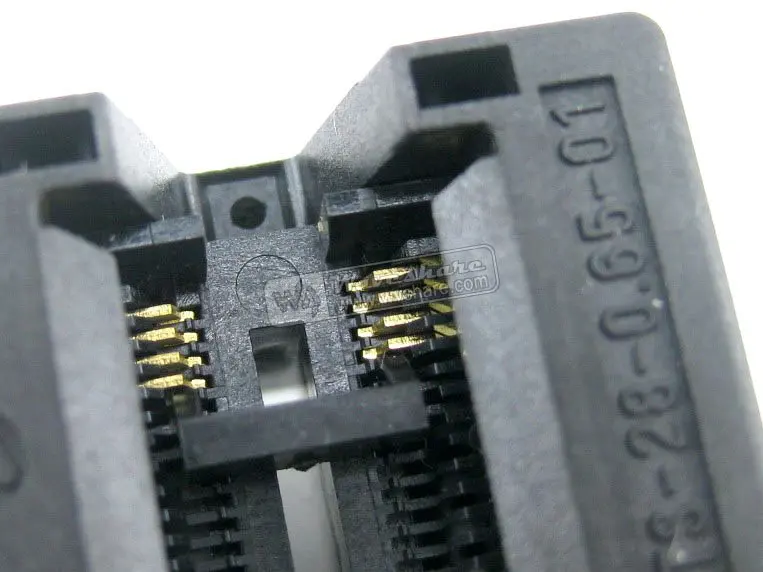 SSOP8 TSSOP8 OTS-8(28)-0.65-01 Enplas IC Test Burn-in Socket Programming Adapter 0.65mm Pitch 4.4mm Width
SSOP8 TSSOP8 OTS-8(28)-0.65-01 Enplas IC Test Burn-in Socket Programming Adapter 0.65mm Pitch 4.4mm Width