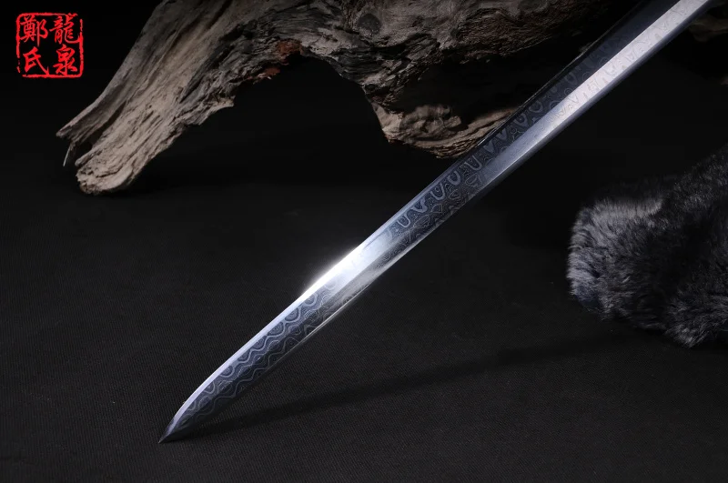 Free Shipping-Antique Chinese Sword Han Jian HandForged Folded Steel Blade Circle Lines Pattern Sharp For Collectible
Free Shipping-Antique Chinese Sword Han Jian HandForged Folded Steel Blade Circle Lines Pattern Sharp For Collectible