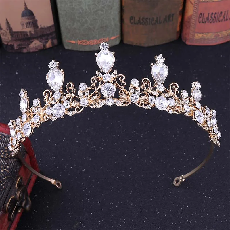 5 Colors Baroque Simple Alloy Water Drop Rhinestone Crown Tiaras de Noiva Headpiece Hair Jewelry Women Wedding Accessories LB
5 Colors Baroque Simple Alloy Water Drop Rhinestone Crown Tiaras de Noiva Headpiece Hair Jewelry Women Wedding Accessories LB