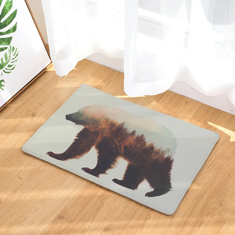 Противоскользящий коврик CAMMITEVER Bear Forest для пола, кухни, туалета, водовпитывающий нескользящий коврик, коврик для крыльца
Противоскользящий коврик CAMMITEVER Bear Forest для пола, кухни, туалета, водовпитывающий нескользящий коврик, коврик для крыльца