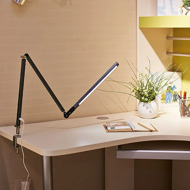 Creativity LED Desk Lamp Architect Task Lamp Metal Swing Arm Dimmable Table Lamp With Clamp Highly Adjustable Workbench Light
Creativity LED Desk Lamp Architect Task Lamp Metal Swing Arm Dimmable Table Lamp With Clamp Highly Adjustable Workbench Light