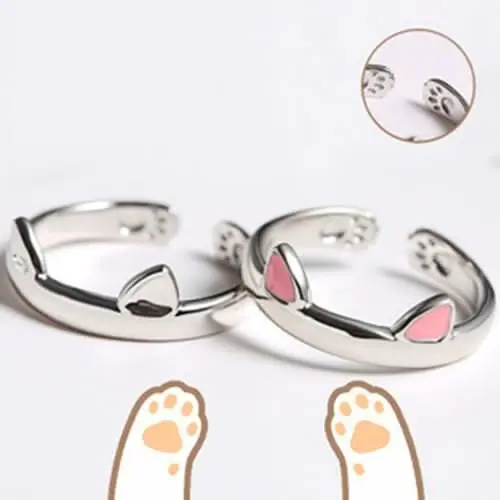Cat Ear Coated Design Cute Fashion Jewelry Animals Ring For Women and Girls Gifts Adjustable Charm Ring Jewelry Accessoires
Cat Ear Coated Design Cute Fashion Jewelry Animals Ring For Women and Girls Gifts Adjustable Charm Ring Jewelry Accessoires