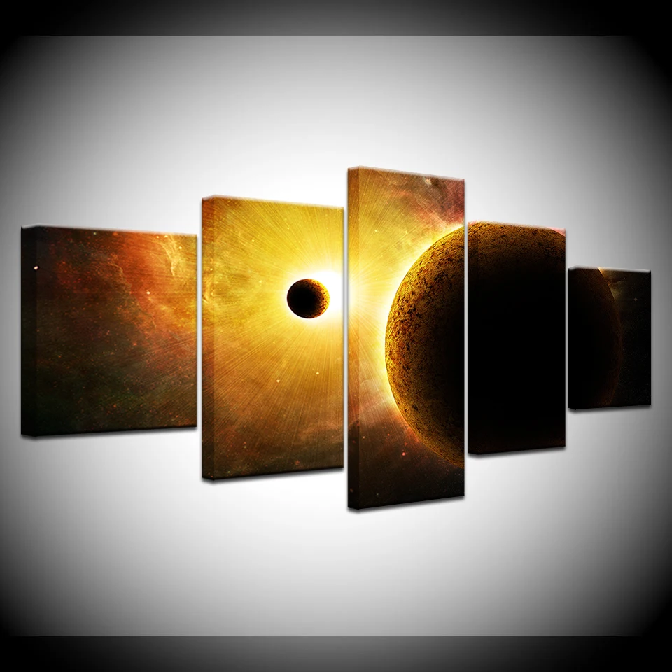 5 Panel/piece HD Print The Sun around earth wall posters Canvas Art Painting For home living room decoration
5 Panel/piece HD Print The Sun around earth wall posters Canvas Art Painting For home living room decoration