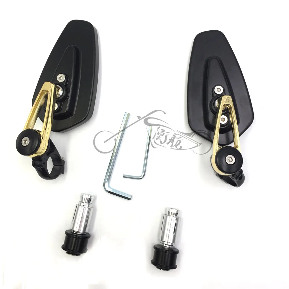 7/8" Pair of Motorcycle Universal Handle Bar End Rearview Mirror CNC Aluminum 360 Rotation Bracket Side View Mirrors
7/8" Pair of Motorcycle Universal Handle Bar End Rearview Mirror CNC Aluminum 360 Rotation Bracket Side View Mirrors