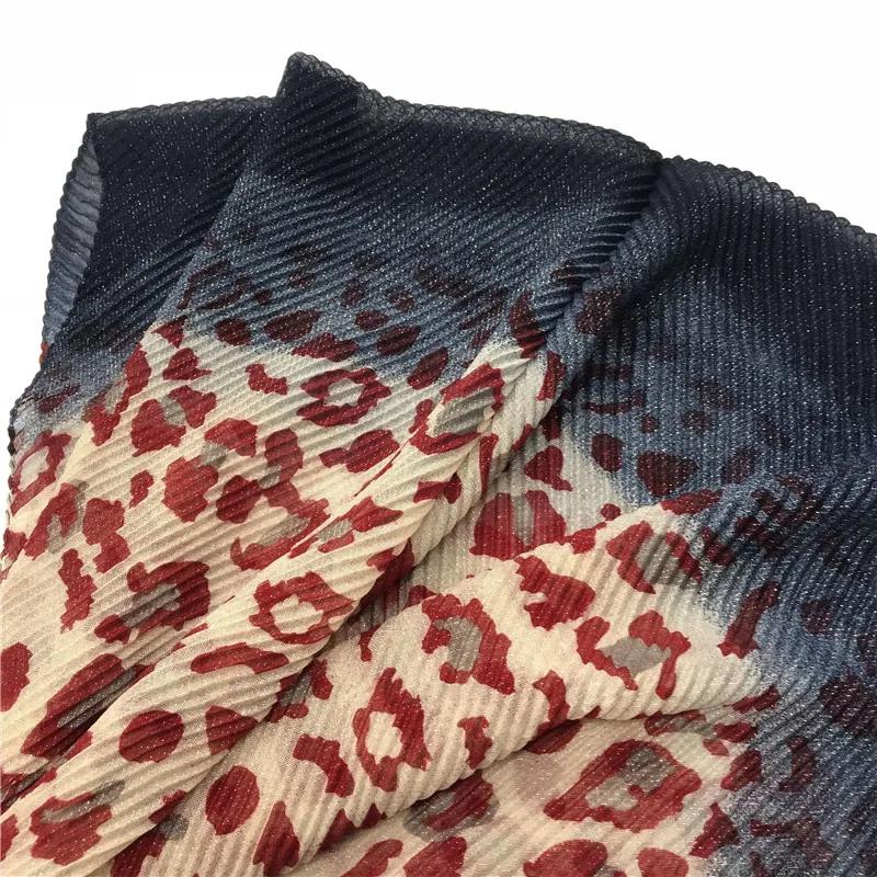 women Leopard print Patchwork Gradient shimmer pleated scarf Tassel hijab shawl muslim scarfs women maxi scarves shawls
women Leopard print Patchwork Gradient shimmer pleated scarf Tassel hijab shawl muslim scarfs women maxi scarves shawls