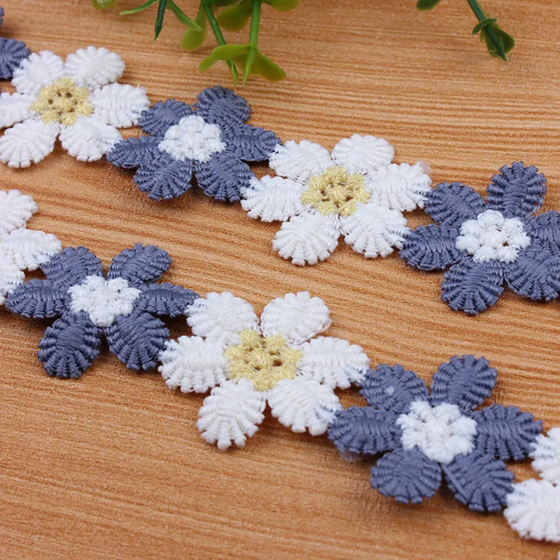 2 y Soluble polyester Flower colorful Embroidered Fabric Lace Trim Ribbon Handmade DIY Sewing Craft For Costume Hat Decoration
2 y Soluble polyester Flower colorful Embroidered Fabric Lace Trim Ribbon Handmade DIY Sewing Craft For Costume Hat Decoration