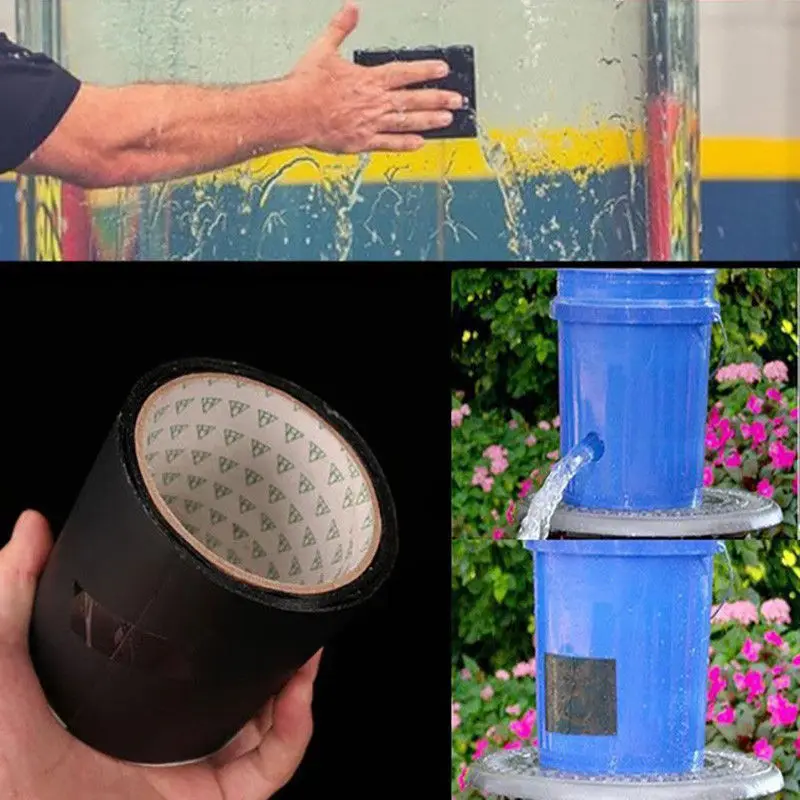 Super Strong Leakage Repair Waterproof Tape For Garden Hose Water Bonding Quickly Stop Leakage Patch Tools Black Fix Up Glue
Super Strong Leakage Repair Waterproof Tape For Garden Hose Water Bonding Quickly Stop Leakage Patch Tools Black Fix Up Glue