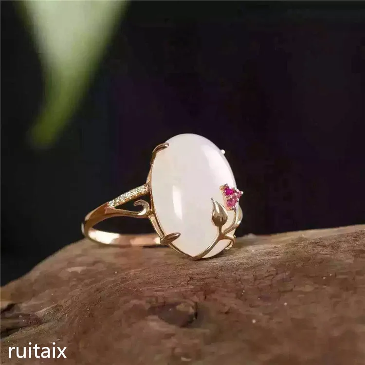 KJJEAXCMY fine jewelry 925 pure silver inlaid hetian jade lady's ring jewelry orchid
KJJEAXCMY fine jewelry 925 pure silver inlaid hetian jade lady's ring jewelry orchid
