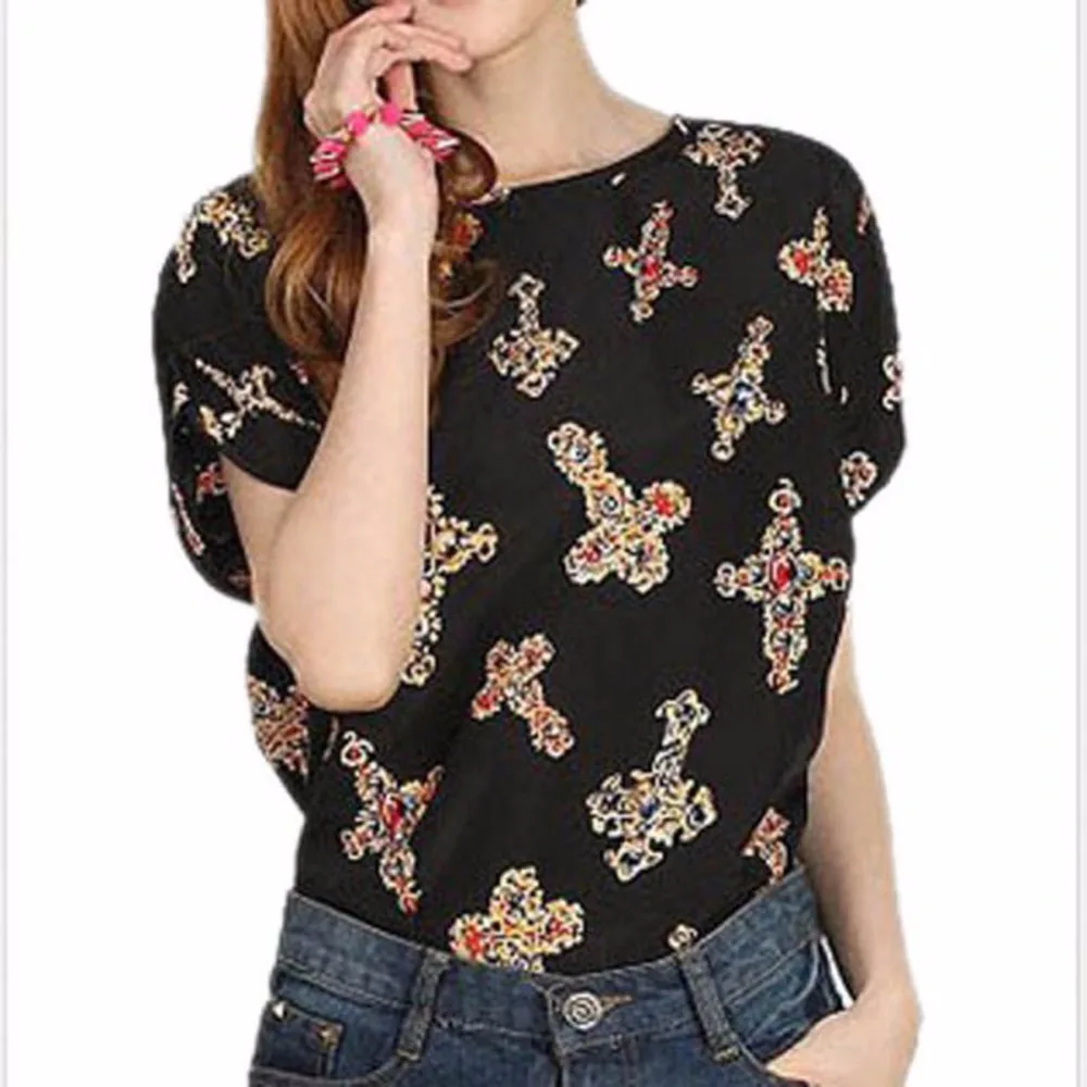 T Shirt Women 2017 Summer Animal Bird Printing T Shirtt Chiffon Colorful Short Sleeve Casual T-shirt Woman Tops Tee Cotton blend
T Shirt Women 2017 Summer Animal Bird Printing T Shirtt Chiffon Colorful Short Sleeve Casual T-shirt Woman Tops Tee Cotton blend