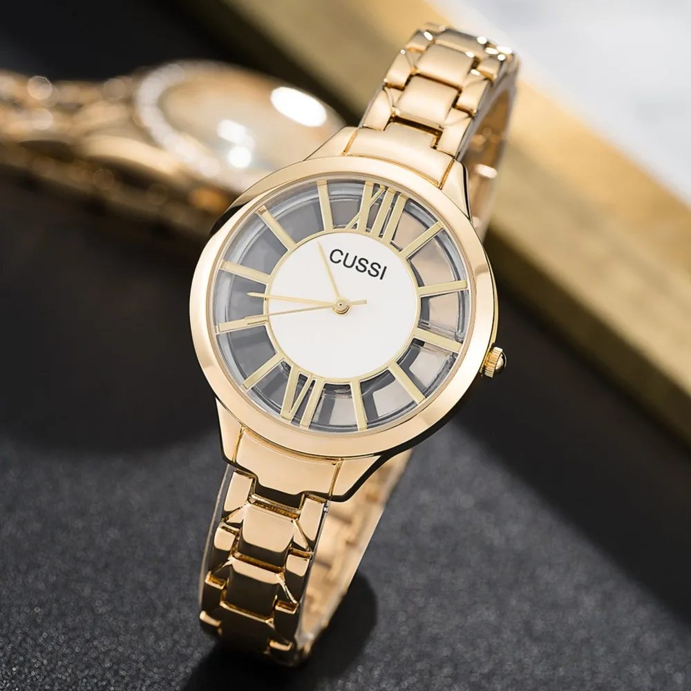 CUSSI 2019 Creative Hollow Womens Watches Gold Luxury Ladies Bracelet Watches Fashion Women Quartz Wristwatches relogio feminino
CUSSI 2019 Creative Hollow Womens Watches Gold Luxury Ladies Bracelet Watches Fashion Women Quartz Wristwatches relogio feminino