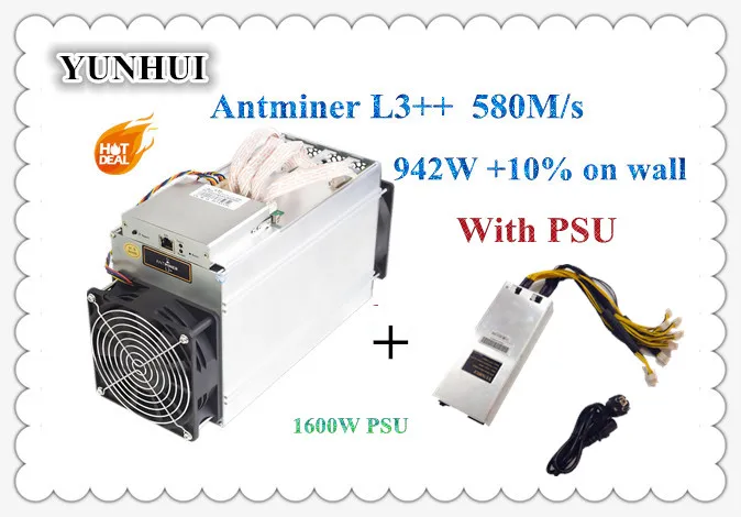 ASIC чип Майнер б/у ANTMINER L3 ++ 580M с PSU Scrypt Miner btc Litecion Майнер машина лучше чем ANTMINER L3 + S9 S9i
ASIC чип Майнер б/у ANTMINER L3 ++ 580M с PSU Scrypt Miner btc Litecion Майнер машина лучше чем ANTMINER L3 + S9 S9i