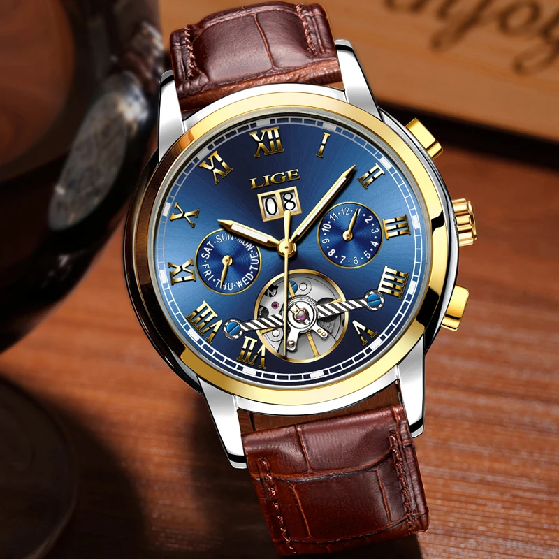 relogio masculino Watches Men LIGE Sport Men's Mechanical Watches Fashion Business Automatic Watch Man Waterproof Leather Clock
relogio masculino Watches Men LIGE Sport Men's Mechanical Watches Fashion Business Automatic Watch Man Waterproof Leather Clock