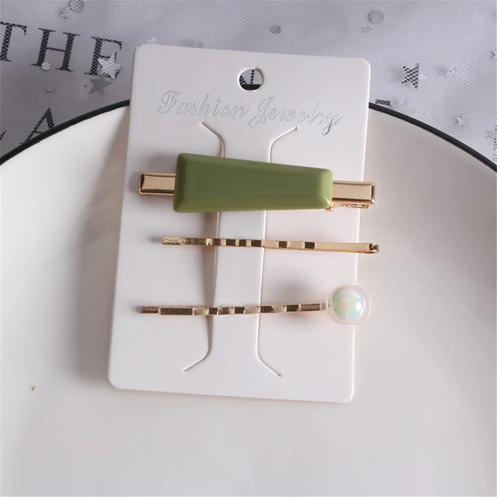 1SET Korea Vintage Imitation Pearl Hairpins Solid Color Resin Hair Clips Women Macaron Color Geometric Metal Hair Accessories
1SET Korea Vintage Imitation Pearl Hairpins Solid Color Resin Hair Clips Women Macaron Color Geometric Metal Hair Accessories