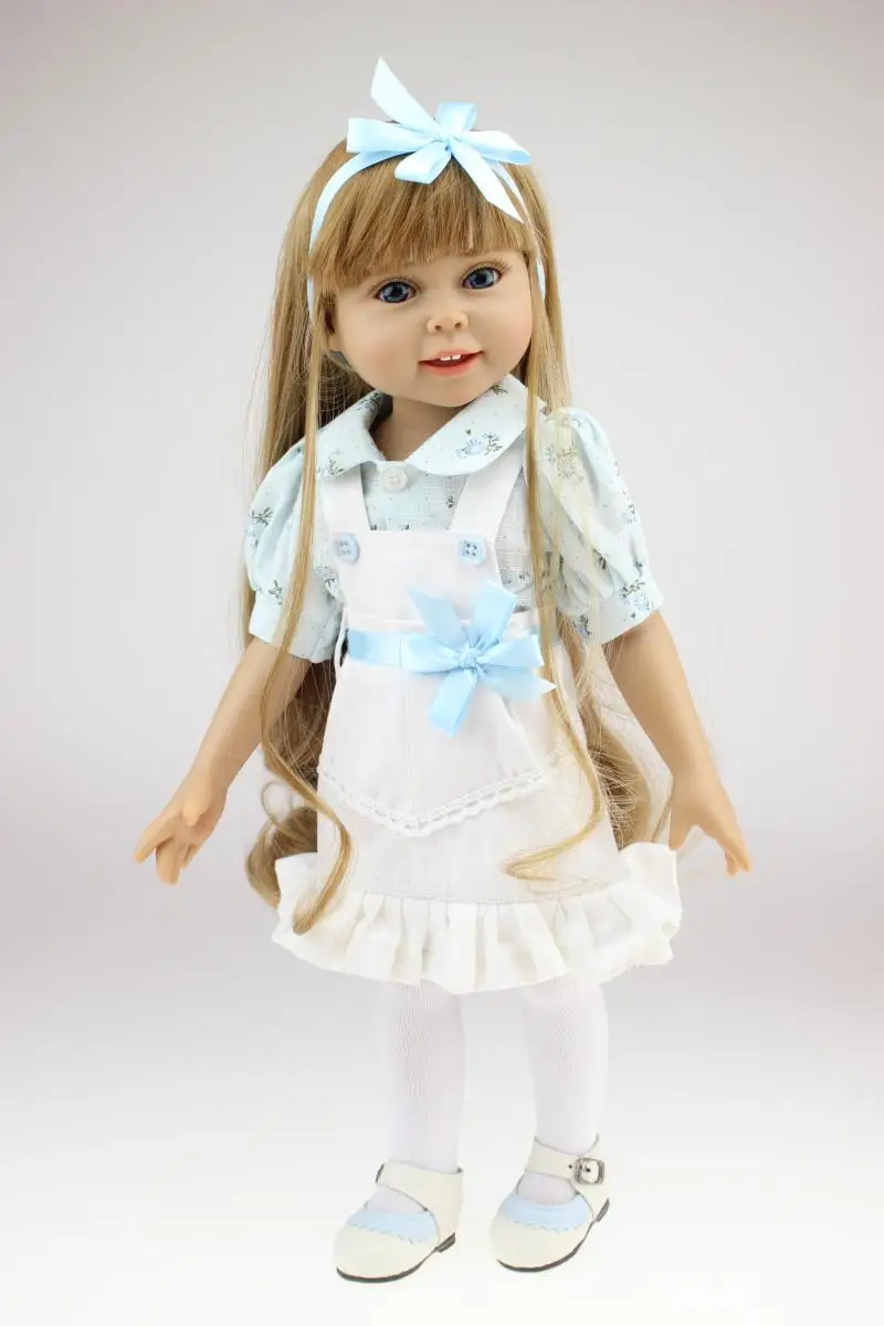 NPK new 18" Silicone Baby Girl Dolls Lifelike Babies Princess Doll Soft Vinyl Reborn Doll Toys for Children Kids Playmate Gifts
NPK new 18" Silicone Baby Girl Dolls Lifelike Babies Princess Doll Soft Vinyl Reborn Doll Toys for Children Kids Playmate Gifts