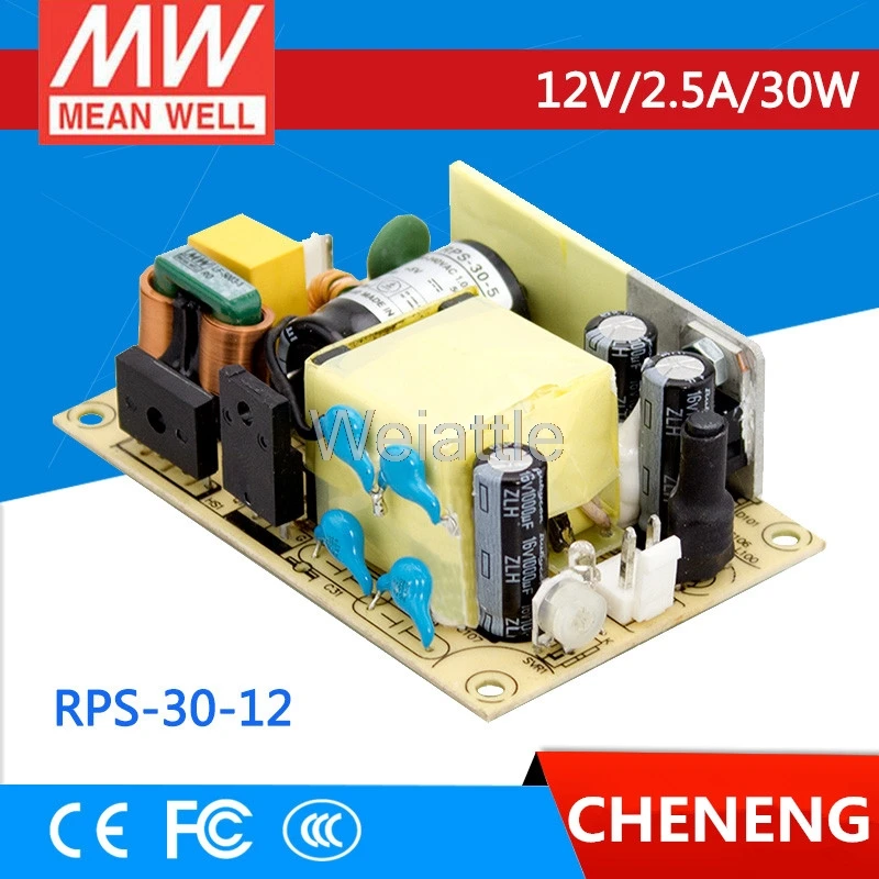 MEAN WELL original RPS-30-12 12V 2.5A meanwell RPS-30 12V 30W Single выход для медицинского типа
MEAN WELL original RPS-30-12 12V 2.5A meanwell RPS-30 12V 30W Single выход для медицинского типа