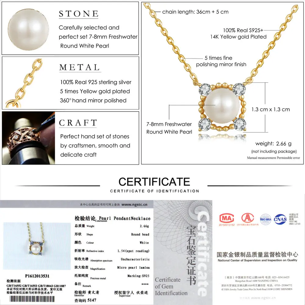 LAMOON 100% Natural Freshwater Pearls Jewelry Sets 925 Sterling Silver Jewelry Necklace Earring Ring Set for Girls V036-1
LAMOON 100% Natural Freshwater Pearls Jewelry Sets 925 Sterling Silver Jewelry Necklace Earring Ring Set for Girls V036-1