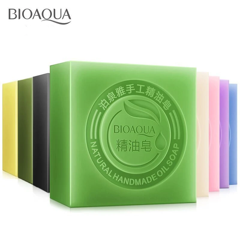 BIOAQUA Lavender Bamboo Charcoal Matcha Moisturizing Essential Oil Handmade Soap Deep Cleaning Brighten Skin Face Care Bath Soap
BIOAQUA Lavender Bamboo Charcoal Matcha Moisturizing Essential Oil Handmade Soap Deep Cleaning Brighten Skin Face Care Bath Soap