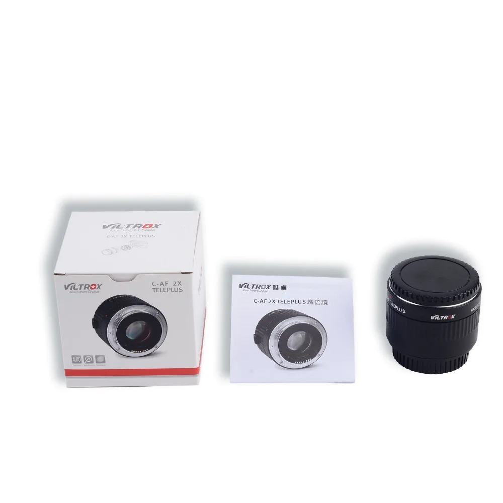 Viltrox C-AF 2X Teleplus Auto Focus Teleconverter 2.0X Extender Telephoto Converter for Canon EOS & EF lens
Viltrox C-AF 2X Teleplus Auto Focus Teleconverter 2.0X Extender Telephoto Converter for Canon EOS & EF lens