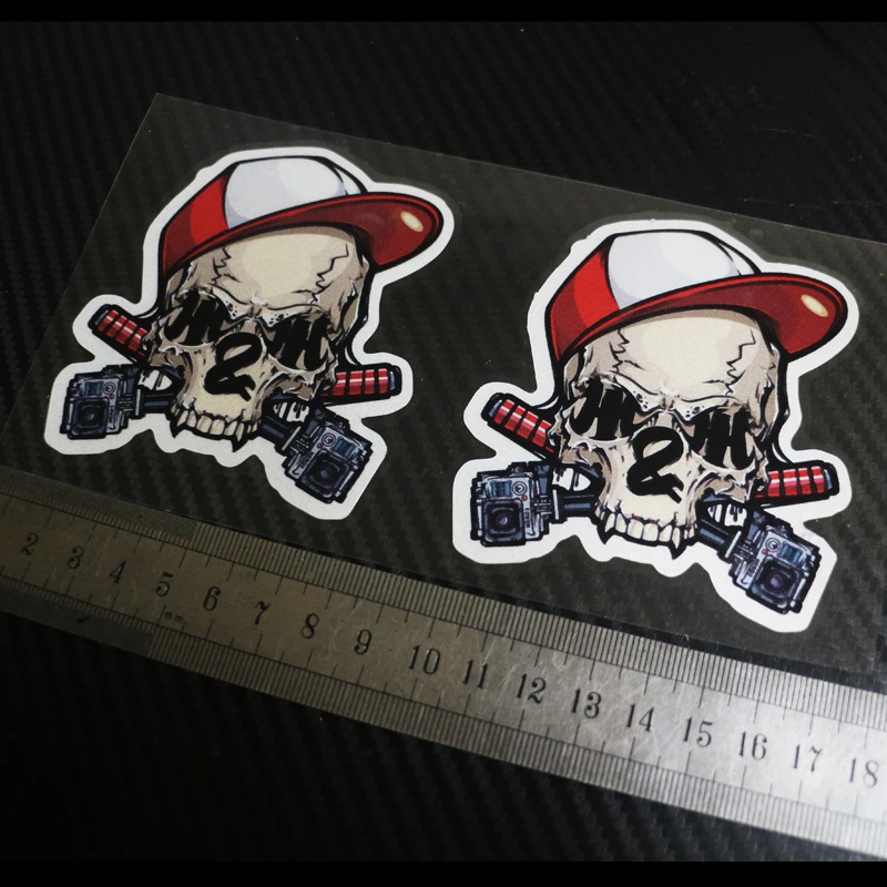 2PCS cars Styling Sticker Decals For JDM Baseball Skull motion camera cars Reflective sticker
2PCS cars Styling Sticker Decals For JDM Baseball Skull motion camera cars Reflective sticker