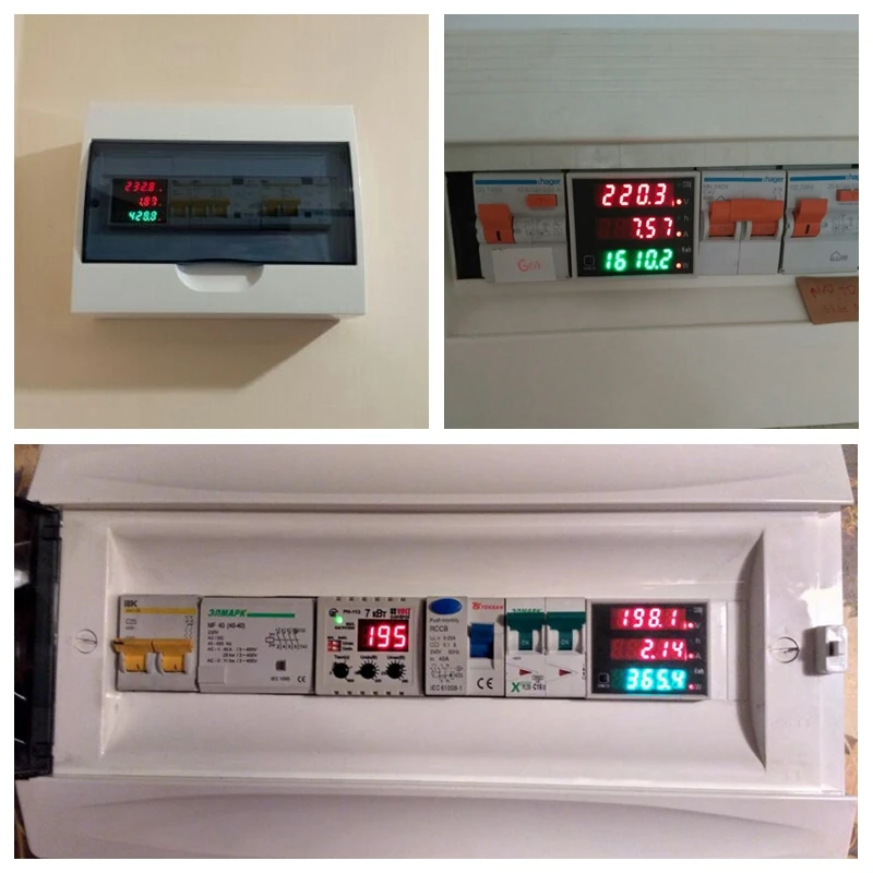 Din Rail Multi-function LED Digital Energy Meter AC 80-300V 250-450V 0-100.0A Ammeter Voltmeter Volt Amp Voltage Current Meter
Din Rail Multi-function LED Digital Energy Meter AC 80-300V 250-450V 0-100.0A Ammeter Voltmeter Volt Amp Voltage Current Meter