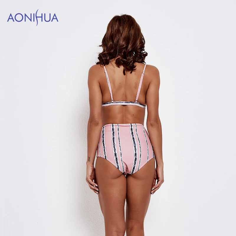 AONIHUA Striped Design Sexy Bikini Set Padded Bras Two Piece Swimming Suit For Women Female Beach Wear Bathing Suits
AONIHUA Striped Design Sexy Bikini Set Padded Bras Two Piece Swimming Suit For Women Female Beach Wear Bathing Suits
