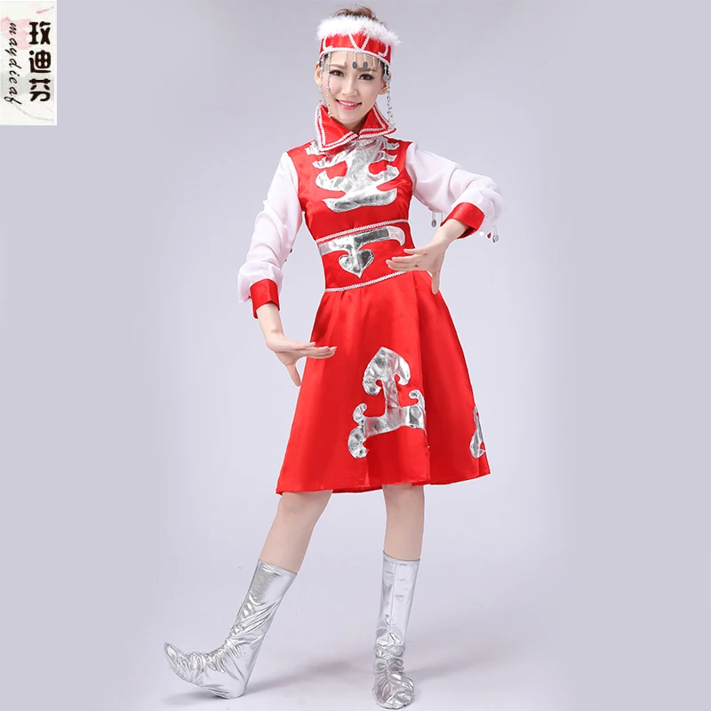 Mongolian dance costumes costumes minority geese Mongolian gown square dress adult female
Mongolian dance costumes costumes minority geese Mongolian gown square dress adult female